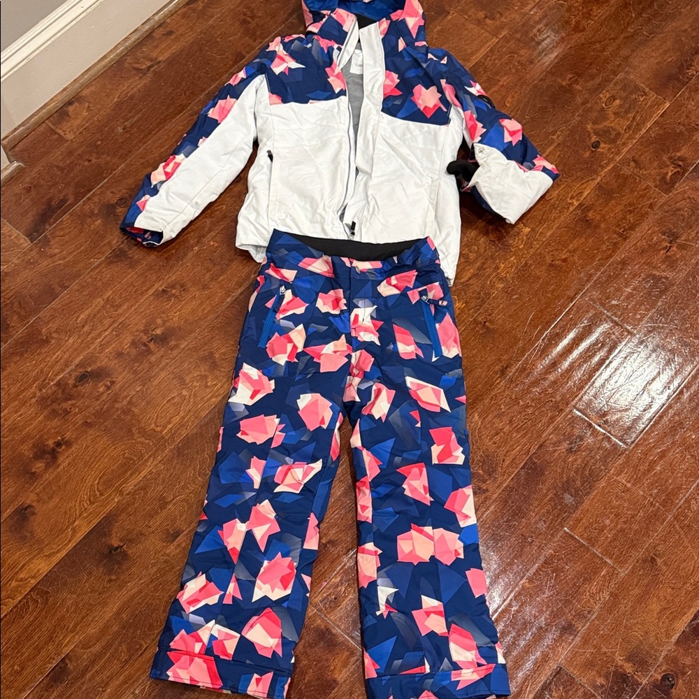 Obermeyer SKI Kids Matching Set - Blue and Pink